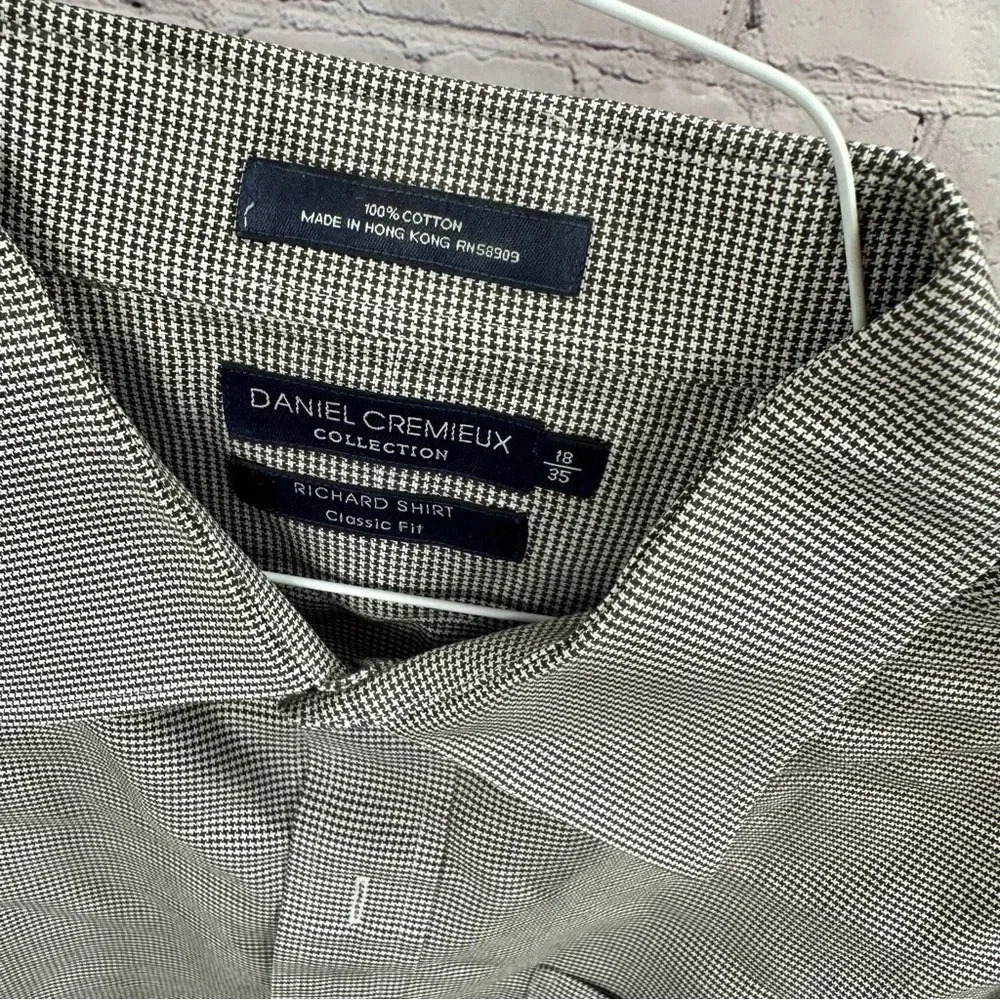 daniel cremieux mens richard shirt size 18 35